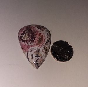 Crazy Lace Pear Cabochon Agate 36.6 Carats